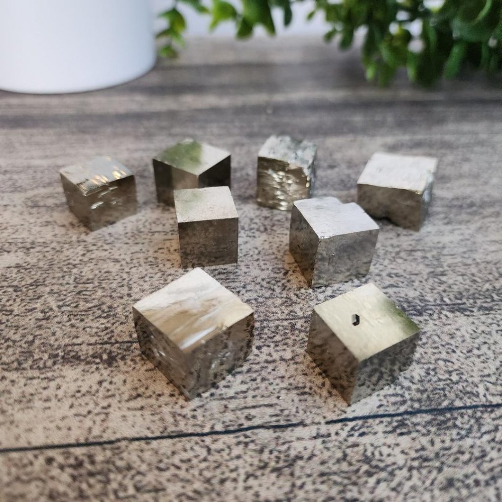 Natural Pyrite Cube from La Rioja Spain crystal specimen